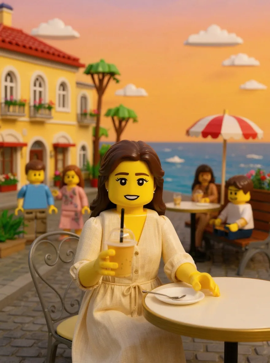 LEGO 변환 후 — 지중해 광장