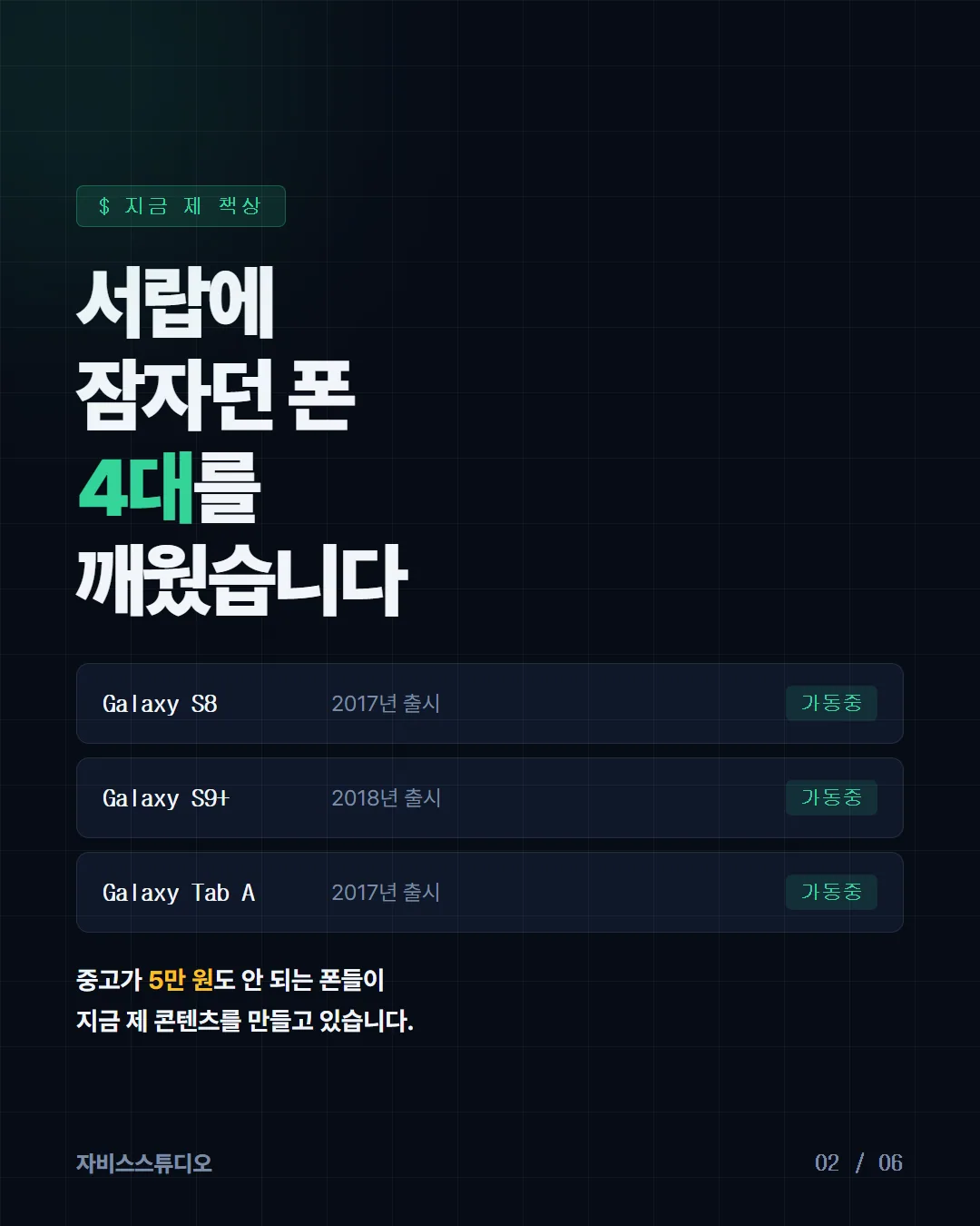 폰 게이트웨이 2/6 — 서랍에 잠자던 폰 4대