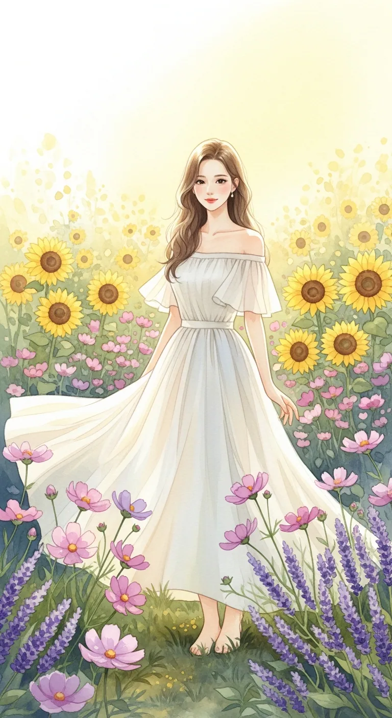 수채화 스타일로 변경된 AI 이미지